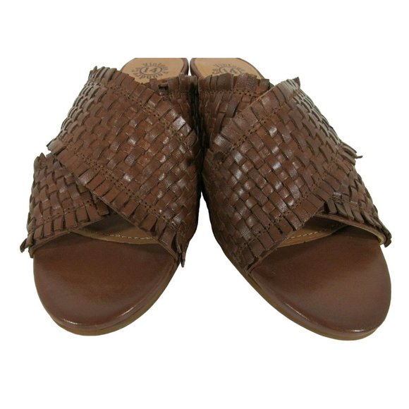 Vintage Foundry Co Louisa Woven Leather Sandal Women's Shoes size 8 - Picture 4 of 8